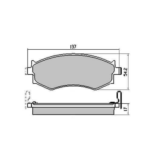 RDA Phantom Ceramic Brake Pad Set Front RDC1165