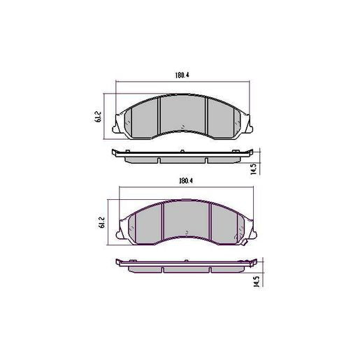 RDA GP Max Brake Pad Set Front RDB1995