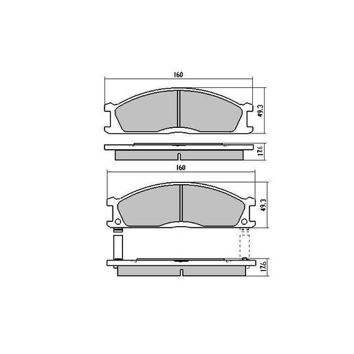 RDA Phantom Ceramic Brake Pad Set Front RDC438