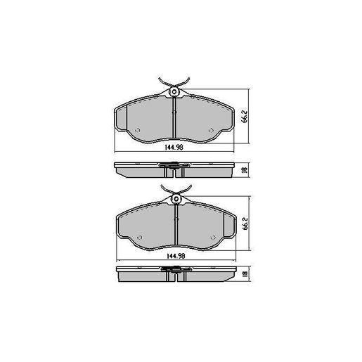 RDA Phantom Ceramic Brake Pad Set Front RDC1336