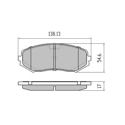 RDA Phantom Ceramic Brake Pad Set Front RDC1936