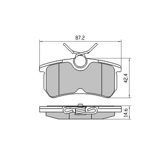 RDA Phantom Ceramic Brake Pad Set Rear RDC1965