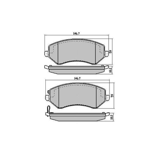 RDA Phantom Ceramic Brake Pad Set Front RDC1979