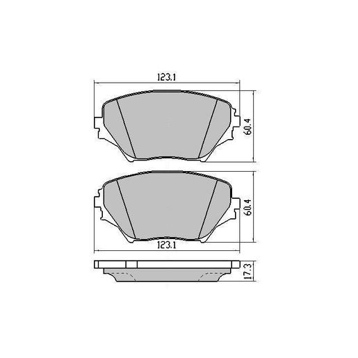 RDA Phantom Ceramic Brake Pad Set Front RDC1432