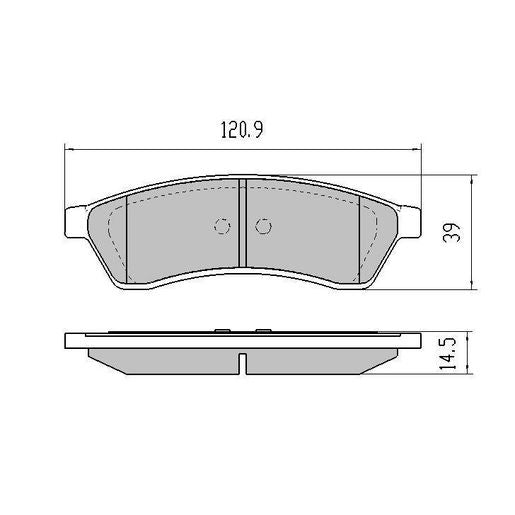 RDA GP Max Brake Pad Set Rear RDB1689
