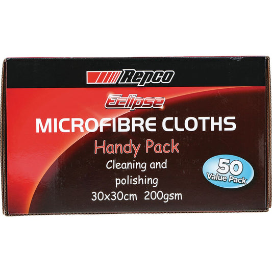Eclipse Microfibre Cloths 50 Piece Box RCMFB50