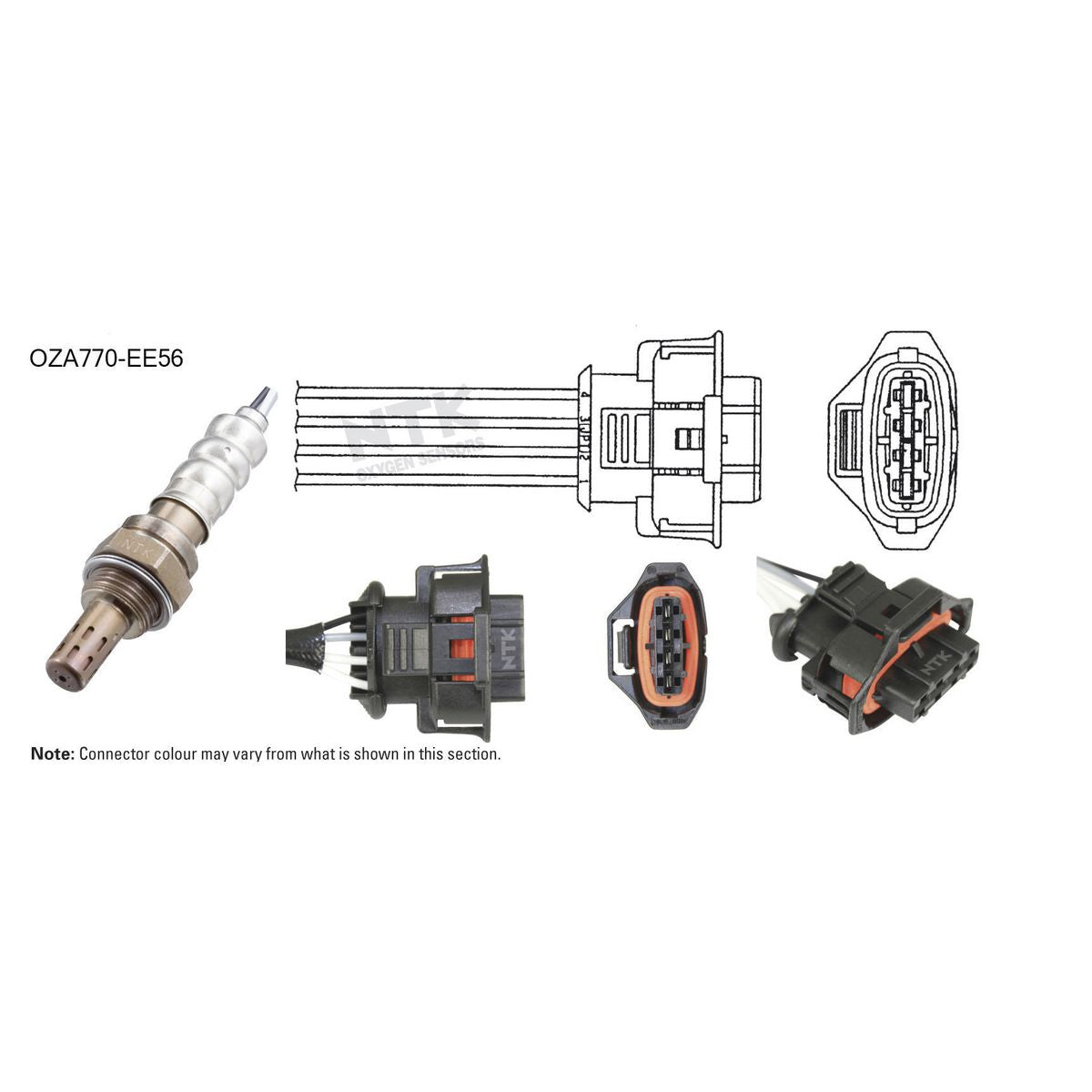 NTK Oxygen Lambda Sensor OZA770-EE56