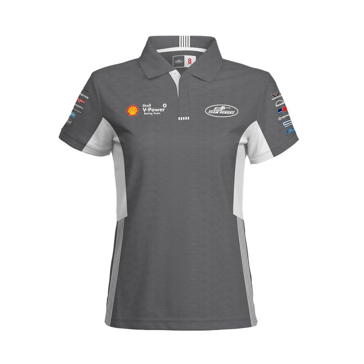 Shell V-Power Racing Team Polo Grey Women Size 16 SVP20.PW205