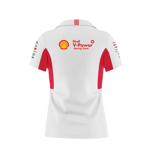 Shell V-Power Racing Team Polo White Women Size 14 SVP20.PW104
