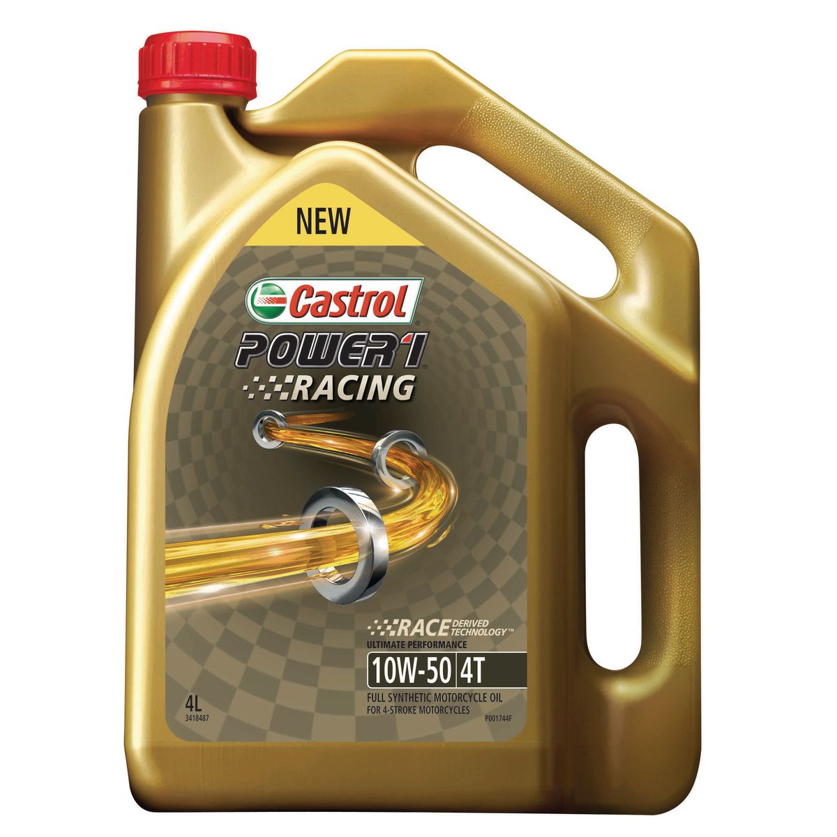 Castrol POWER 1 Racing Engine Oil 4T 10W-50 4L