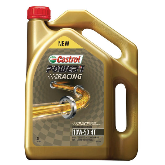 Castrol POWER 1 Racing Engine Oil 4T 10W-50 4L