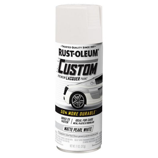 Rust-Oleum Premium Custom Lacquer Matte Pearl White 311g 352721