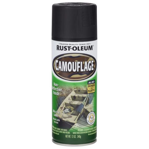 Rust-Oleum Camouflage Spray Black 340g 1916830