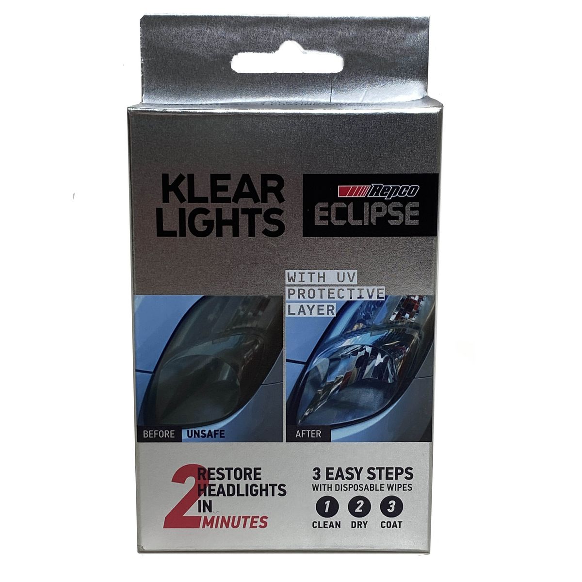 Eclipse Klear Lights Headlight Restoration Wipes RKL3E