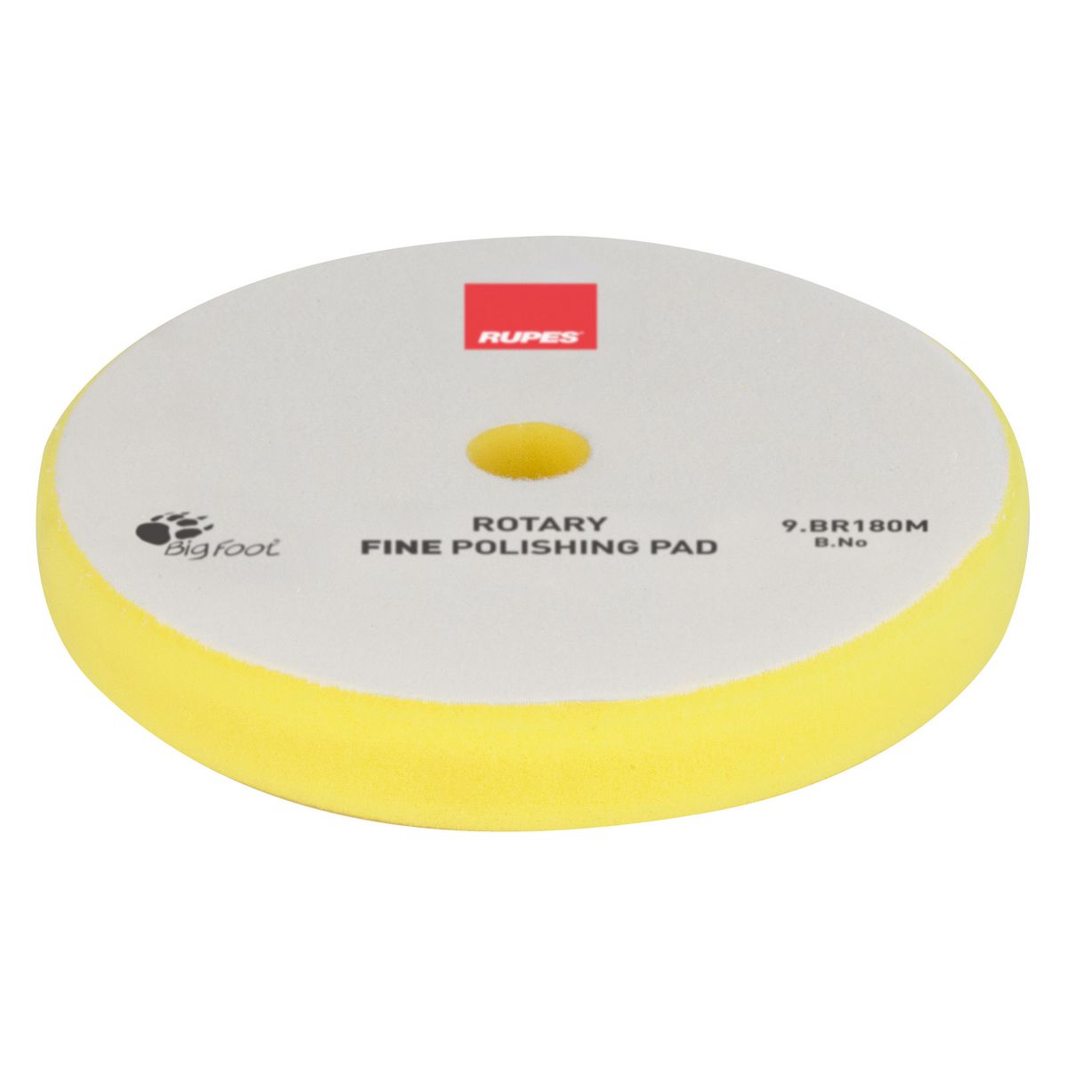 Rupes Bigfoot Rotary Foam Polishing Pad Yellow Fine 160mm