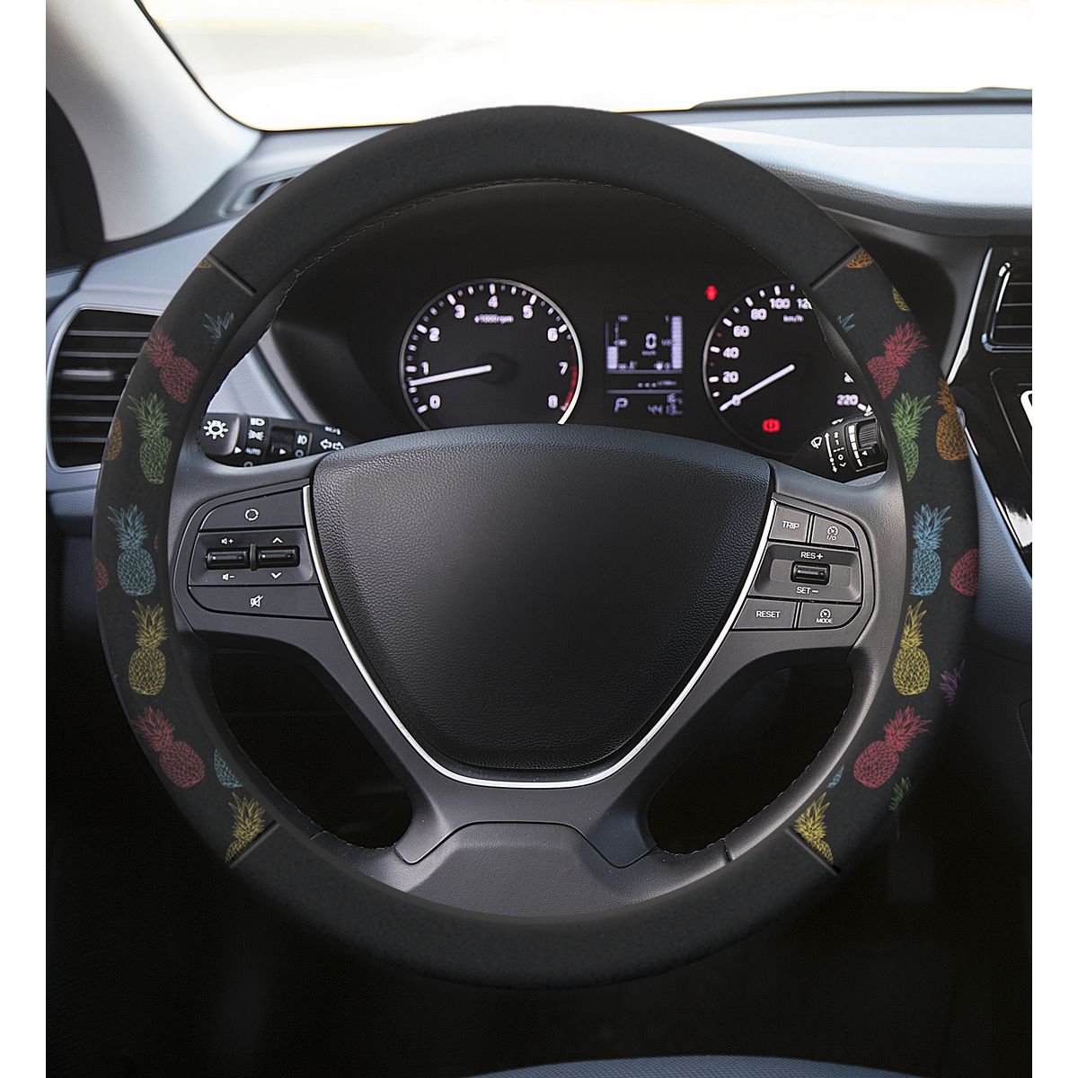 Gearup Steering Wheel Cover 36.8 x 39.4cm - Pineapple GUSWCFLPA