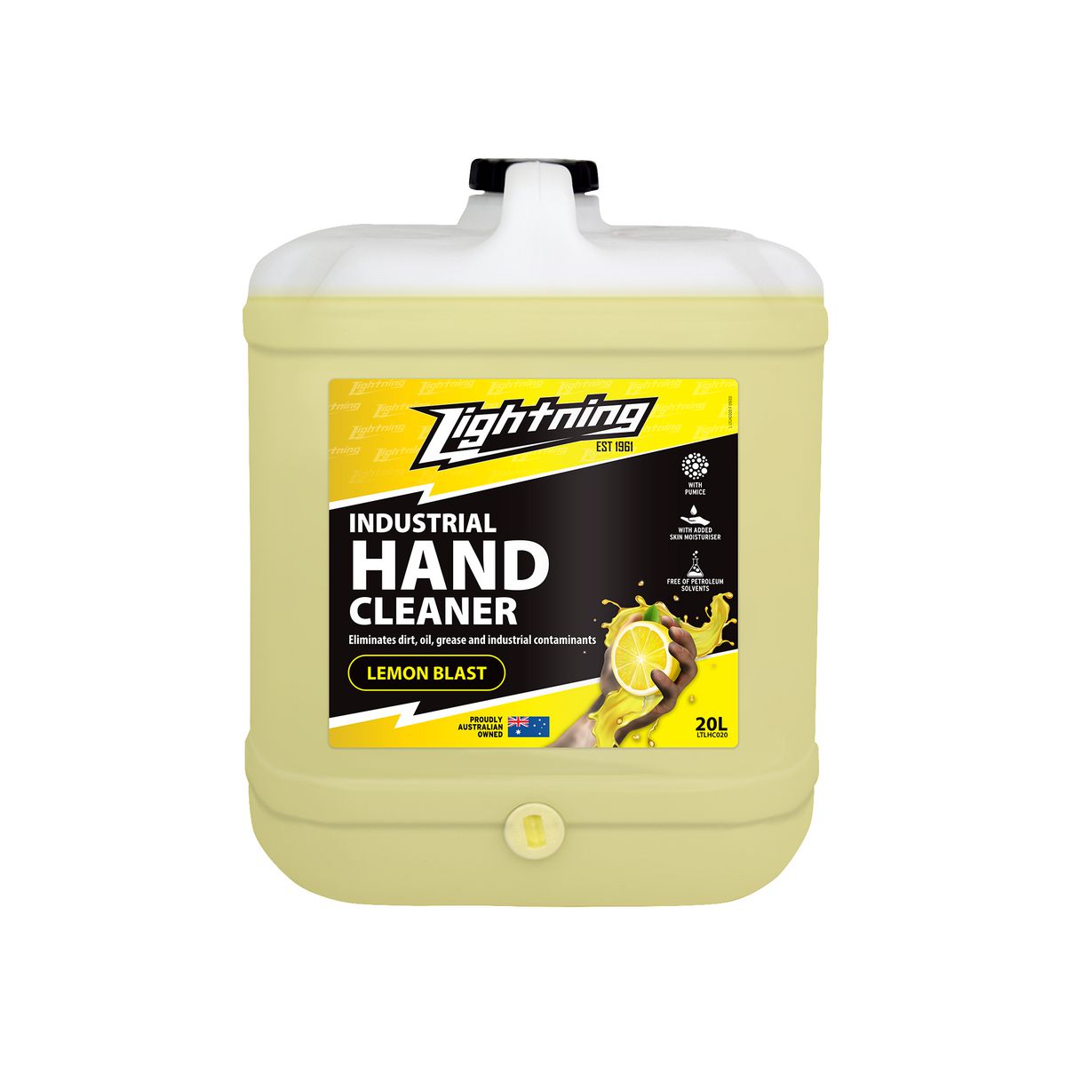 Lightning Lemon Hand Cleaner 20L LTLHC020