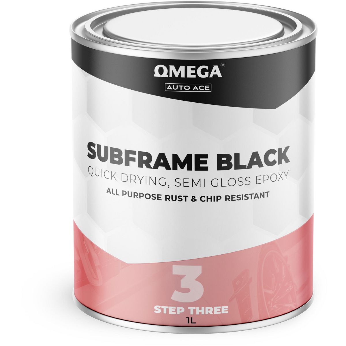 Omega Subframe Black Gloss Epoxy 1L AA-SB1L