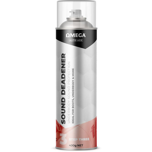 Omega Sound Deadener Underbody Sound Protectant Aerosol Spray 400g AA-SD400G