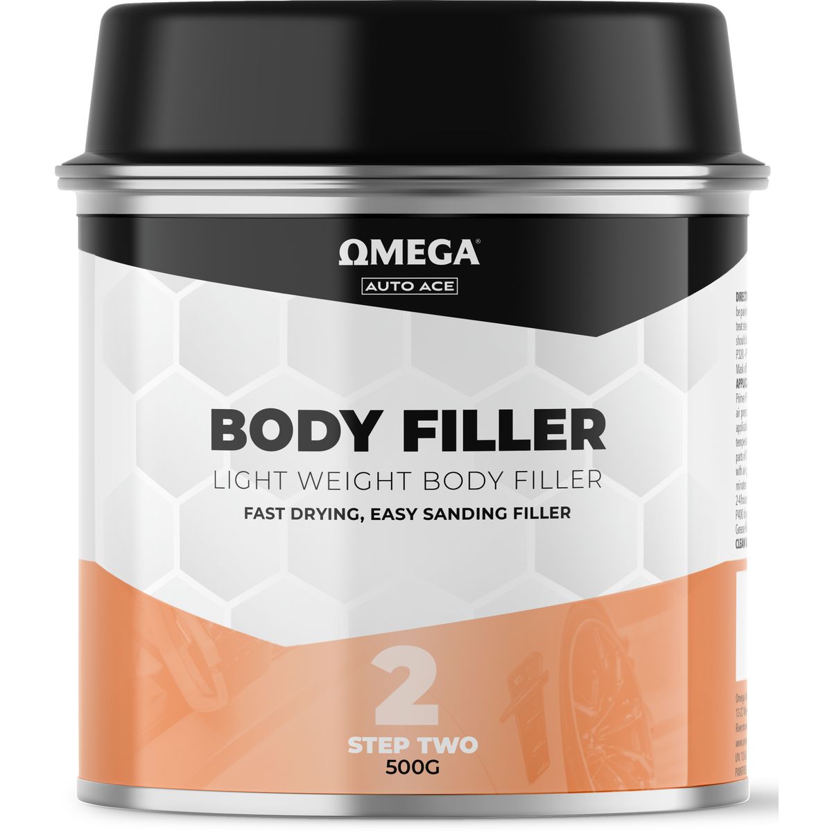 Omega Light Weight Body Filler 500g AA-LWF500G