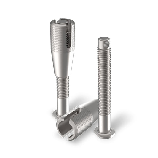 TRED Mounting Pins w/ Nut 115mm (Pair) T2SP115
