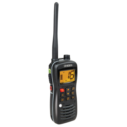 Uniden Submersible/ Waterproof 5W VHF Marine Radio That Floats