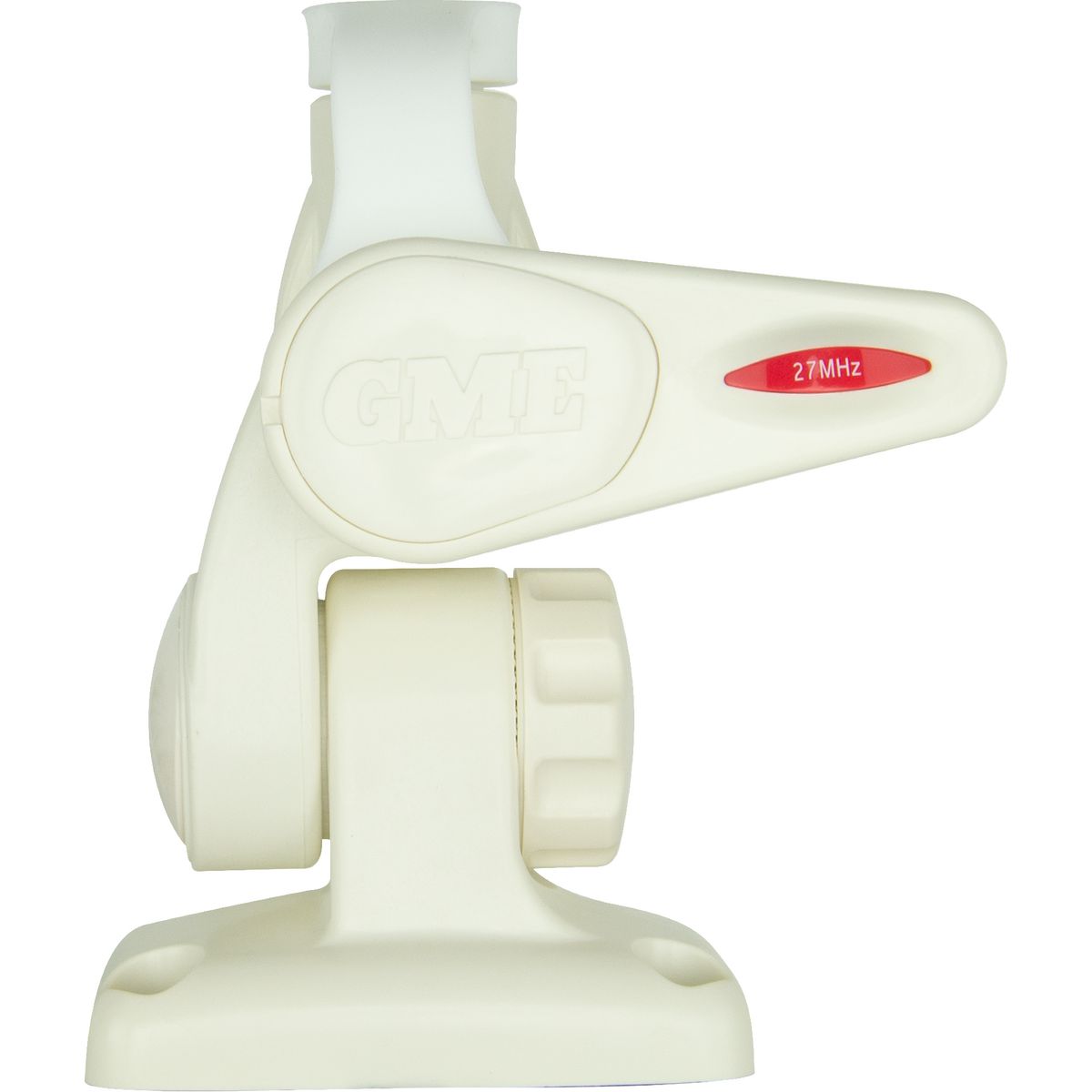 GME Double Swivel Antenna Base White