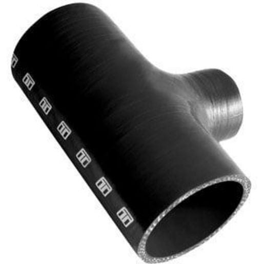 Turbosmart Hose Tee 3.00"" ID 1.50"" Spout (Black)