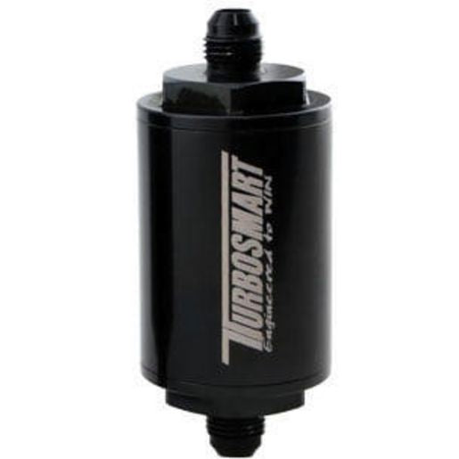 Turbosmart Turbosmart Billet Inline Fuel Filter 1.75x3.825"" -6 AN Male (Black)