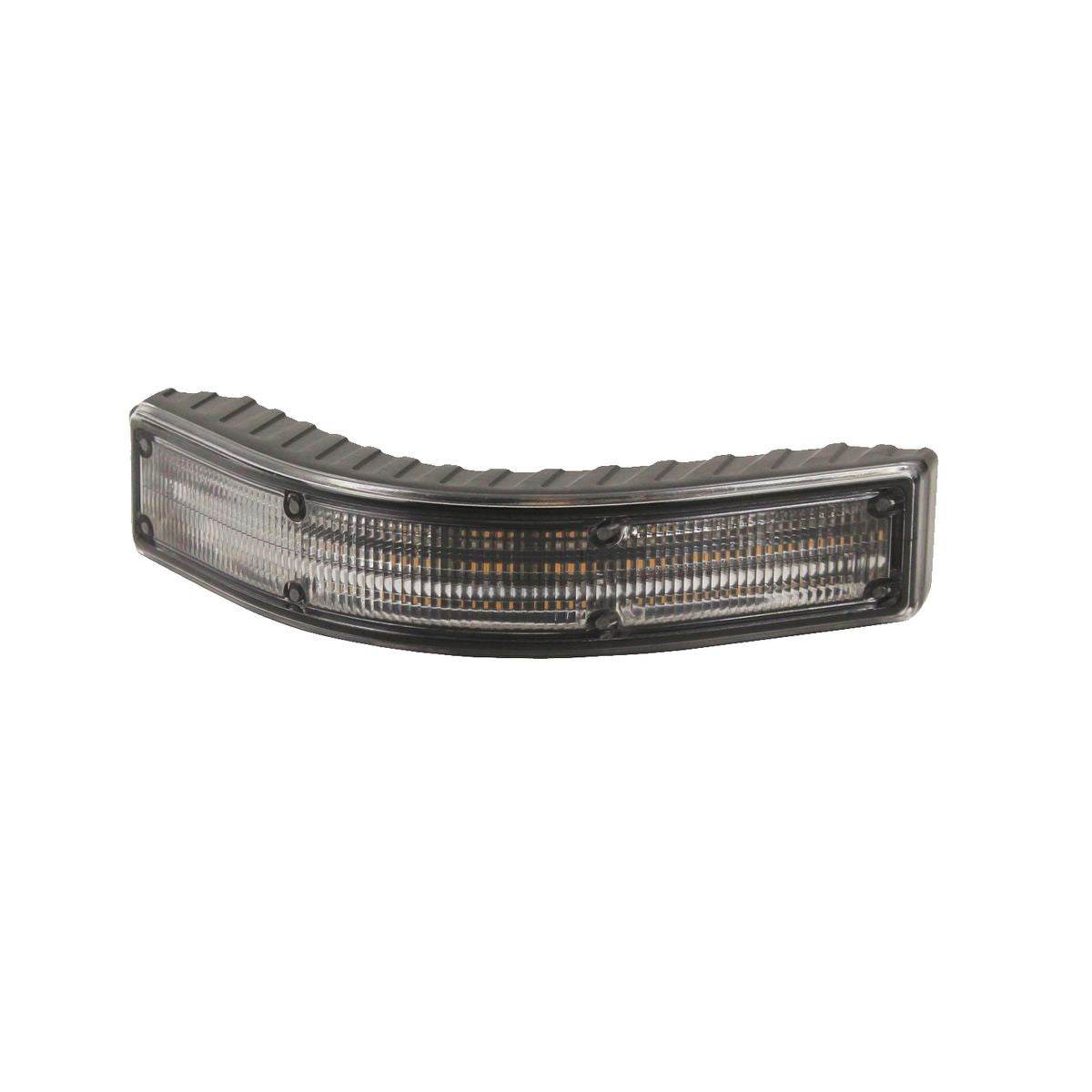 Ecco Amber LED Warning Lamp, 90 Deg Corner Mount Clear Lens ED5100CA