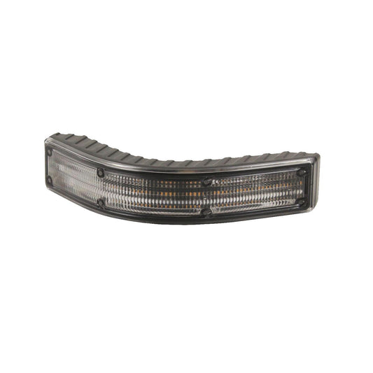 Ecco Amber LED Warning Lamp, 90 Deg Corner Mount Clear Lens ED5100CA