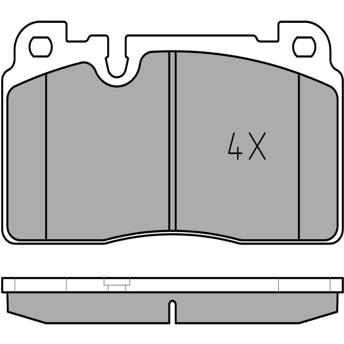 MEYLE PD Brake Pad Set Front 025 256 4316/PD