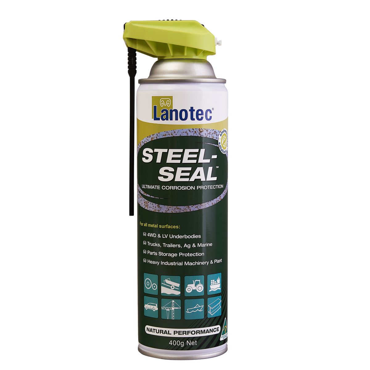Lanotec Steel Seal Corrosion Protectant Aerosol Spray 400g