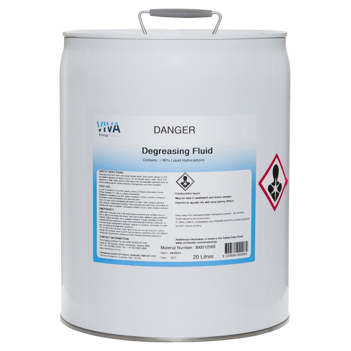 Shell Degreasing Fluid 20L