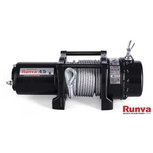 Runva 4.5X ATV Winch 12V 4500lb W/Steel Cable 45X12VS