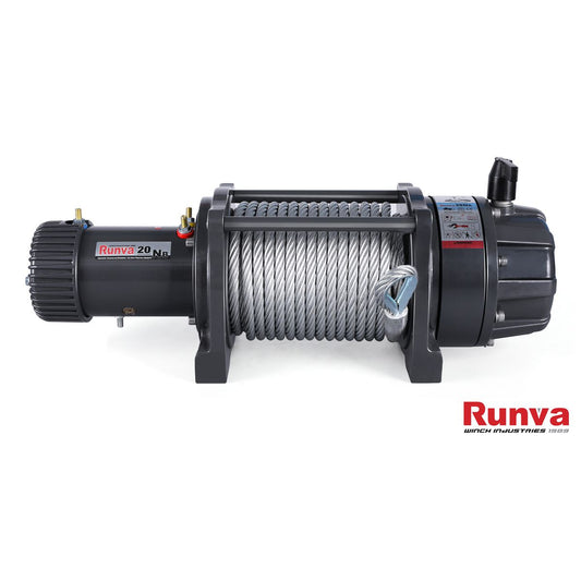 Runva EWB20000 Premium 4X4 Winch 12V 20000lb W/Steel Cable IP67 Protection EWB2000012VS