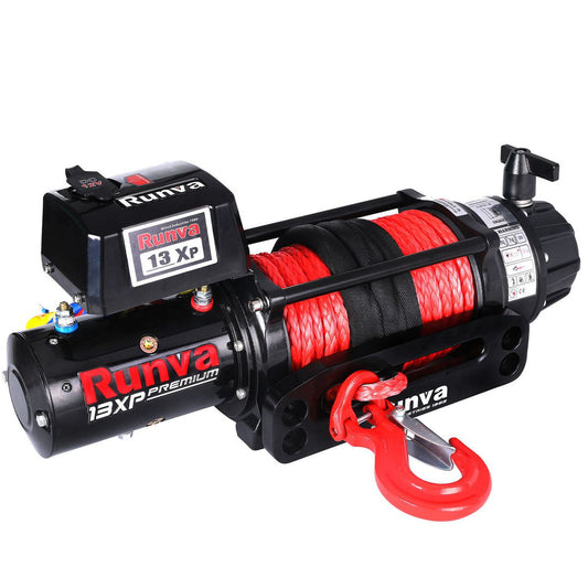 Runva 13XP Premium 4X4 Winch 24V 13000lb W/Synthetic Rope IP67 Protection 13XPPREMIUM24VD