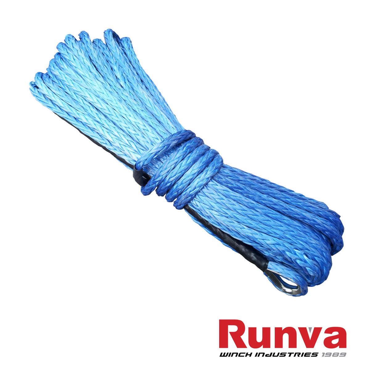 Runva Synthetic Winch Rope 30M X 10mm (Blue)