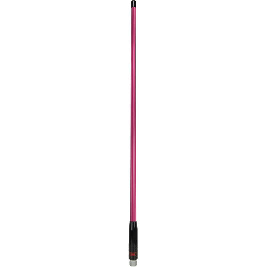 GME UHF CB Antenna Whip Pink/Black (Suits AE4705) AW4704PB