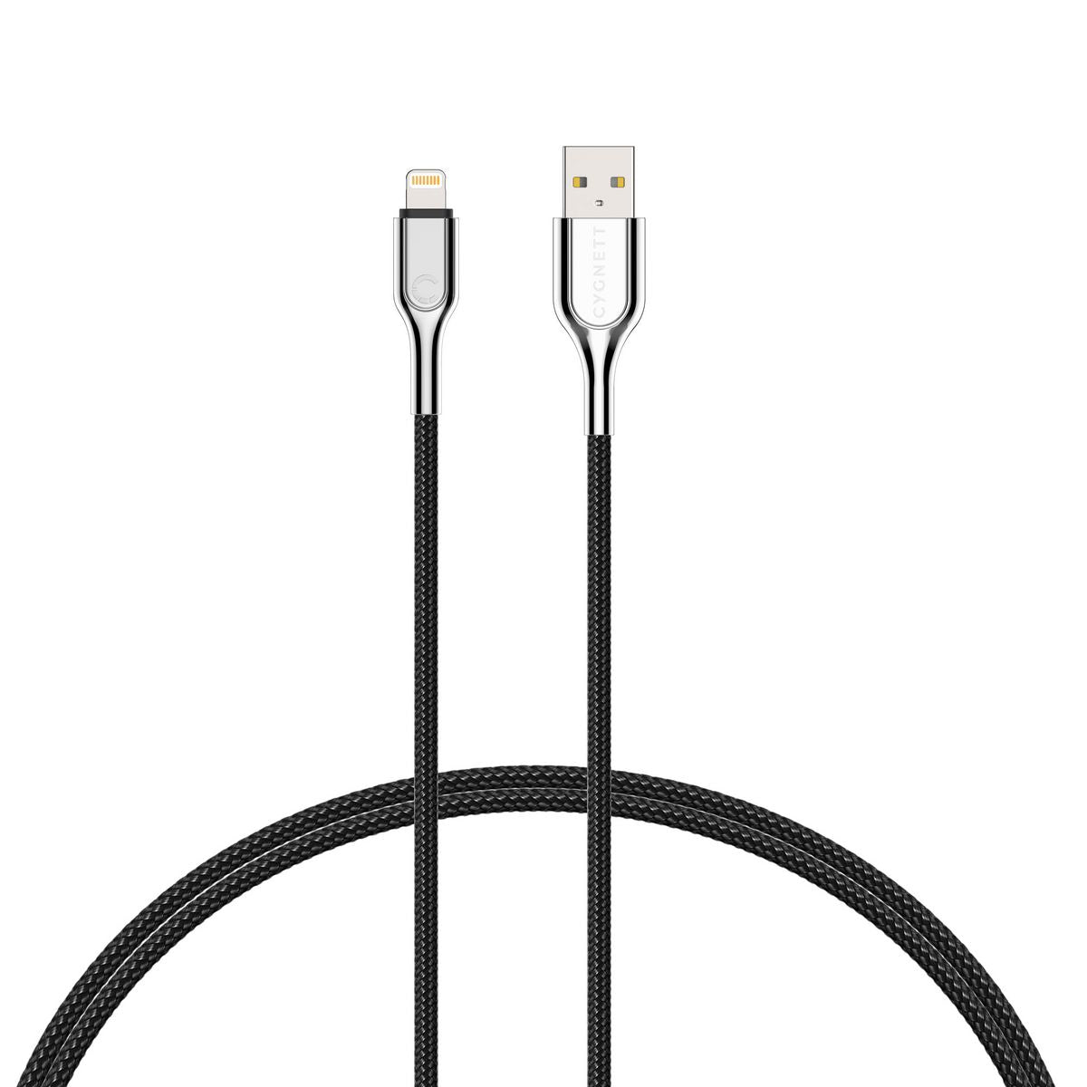 Cygnett Armored Lightning To USB-A Cable 2M Black