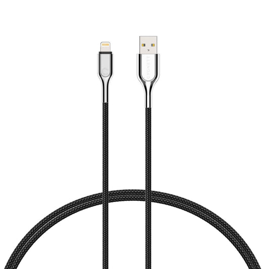Cygnett Armored Lightning To USB-A Cable 2M Black