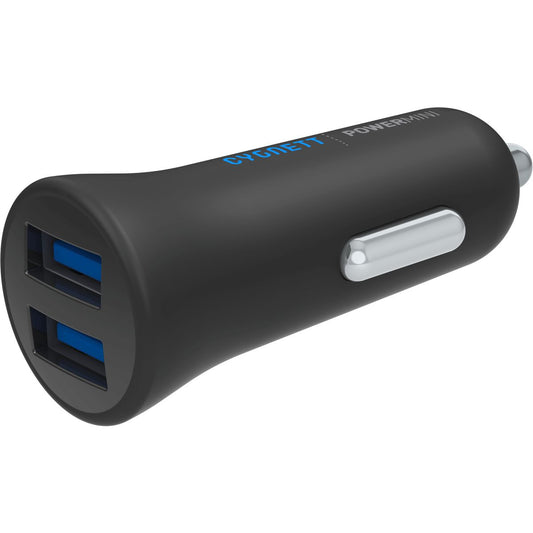 Cygnett PowerMini 2.4 Dual USB Car Charger Black