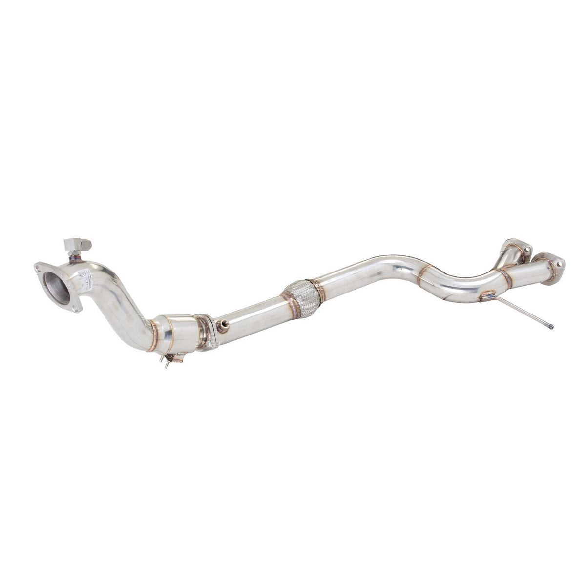 XFORCE Dump Pipe & Cat SS 2.5"" fits Ford Mustang 2.3L 15-20