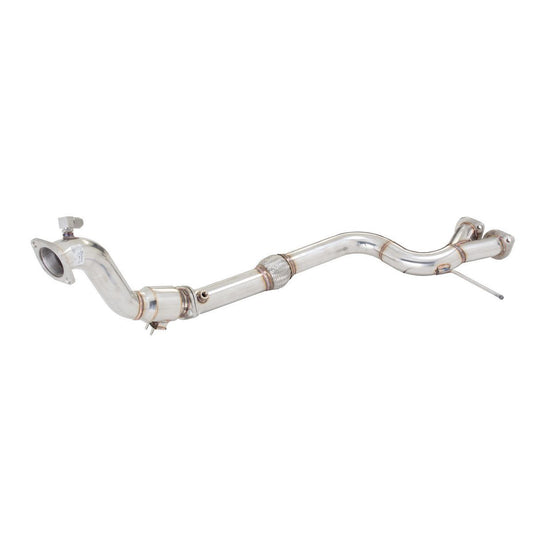 XFORCE Dump Pipe & Cat SS 2.5"" fits Ford Mustang 2.3L 15-20