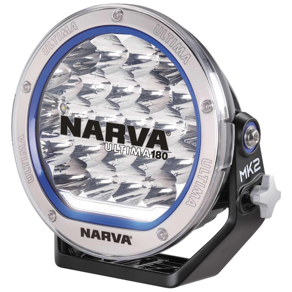 Narva Ultima 180 MK2 LED Light Satin Driving Light 180mm 9-33V 120W 5700K 71730S