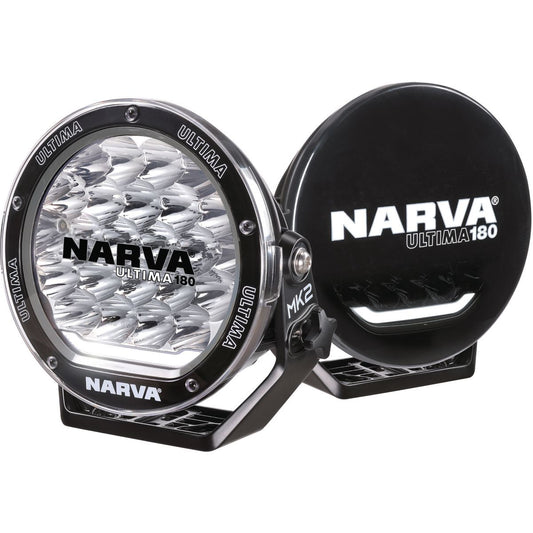 Narva Ultima 180 MK2 LED Black Driving Light Kit 180mm 9-33V 120W 5700K 71732BK