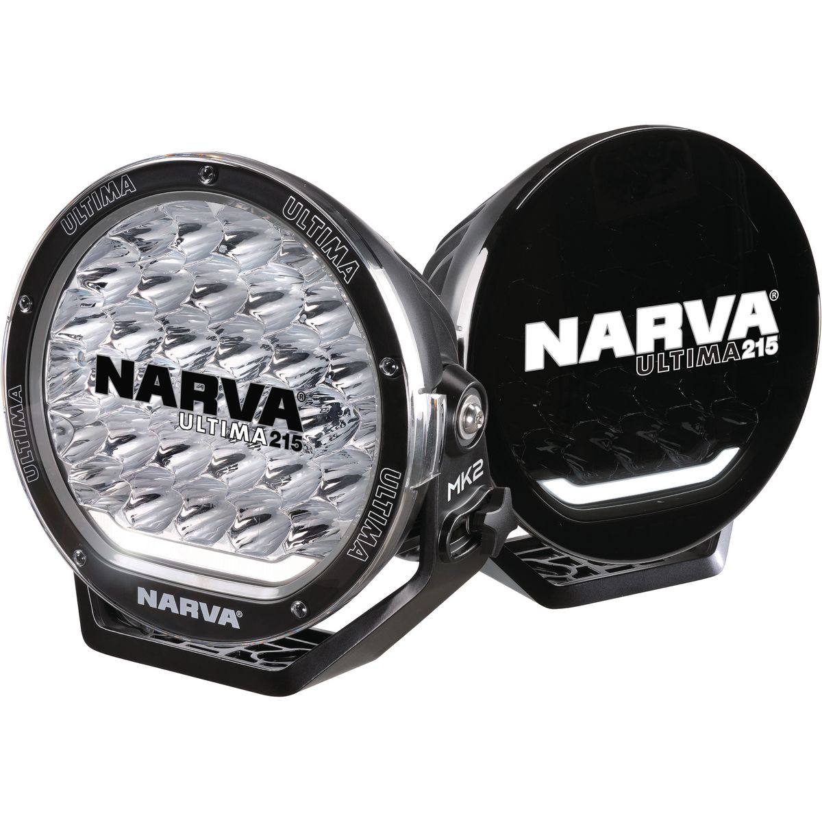 Narva Ultima 215 MK2 LED Black Driving Light Kit 215mm 9-33V 165W 5700K 71742BK