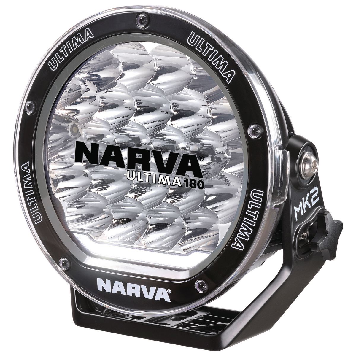 Narva Ultima 180 MK2 LED Black Driving Light 180mm 9-33V 120W 5700K 71730BK