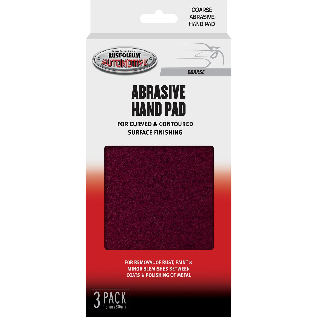 Rust-Oleum Abrasive Pad Course 3 Pack 367672