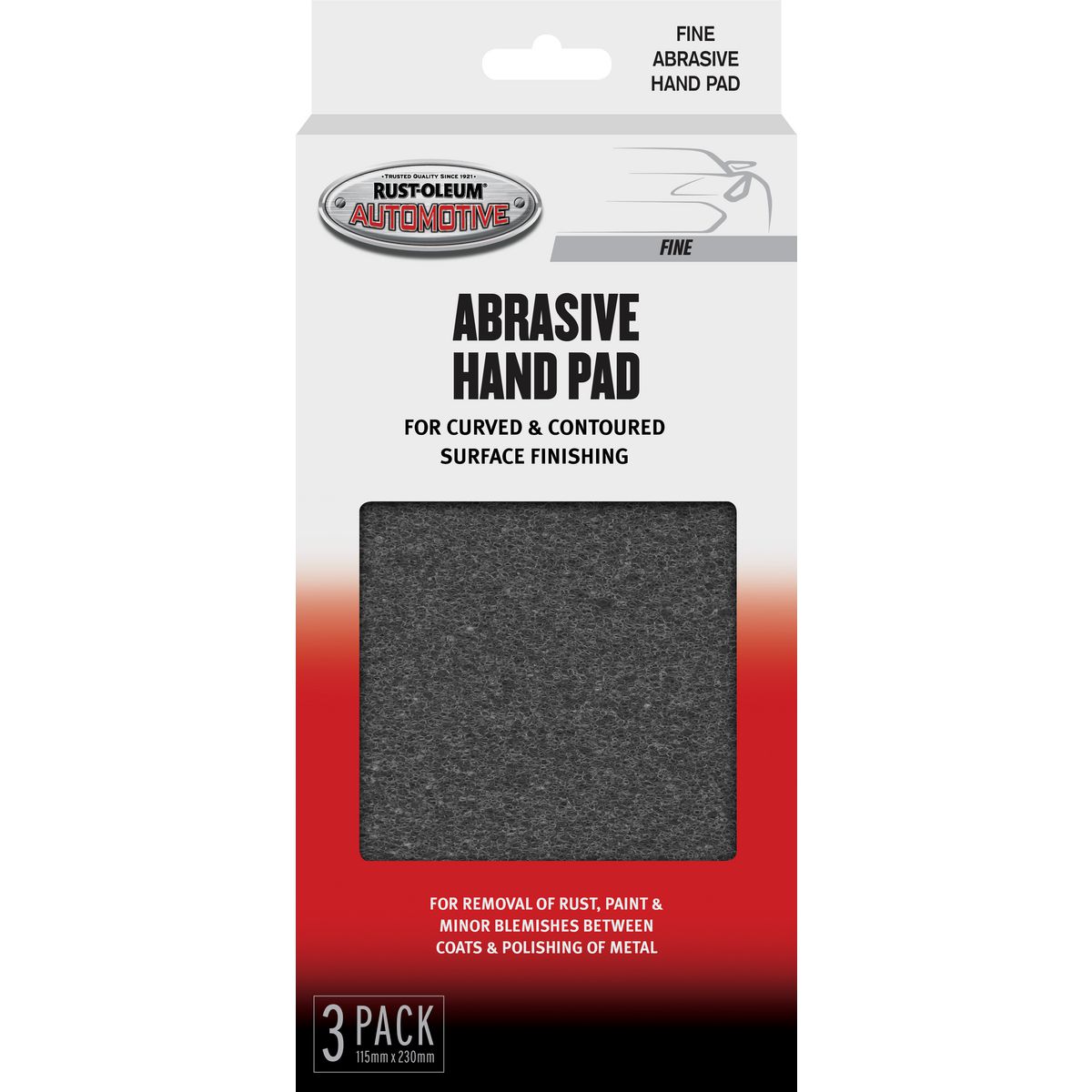 Rust-Oleum Abrasive Pad Fine 3 Pack 367671